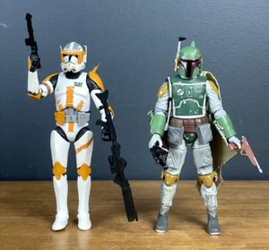 Star Wars The Black Series Commander Cody And Boba Fett 6" # Rare Loose HTF - Picture 1 of 8