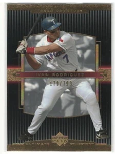 2002 UD Ultimate Collection IVAN RODRIGUEZ # 179/799 Base 57 - Picture 1 of 2