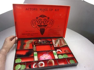 Abercrombie & Fitch Schauspieler Schminkset 30er-40er Jahre VINTAGE in Box - Bild 1 von 15