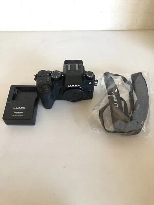 Panasonic Lumix DMC-G7 Spiegellose Spiegelreflexkamera Body Schwarz Japan 1 Werktag - Bild 1 von 4