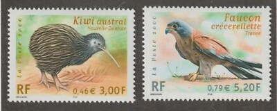 France 2000 #2790-91 Endangered Birds - MNH - Image 1 of 3