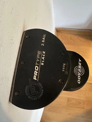 Odyssey Putter Prototyp Black – 2-Ball – Super Stroke Griff – Ballgreifer – Rech - Bild 1 von 4