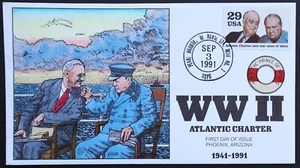 U.S. Used #2559d 29c WW II - 1941 1991 Collins First Day Cover (FDC). Pristine! - Picture 1 of 1