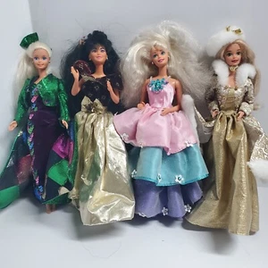 Vintage Mattel Inc. 1976 & 1980 Super Star Face Barbie Lot Of 4 - Picture 1 of 11