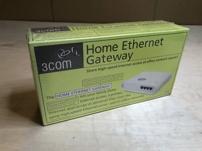 3com 3c510 4-port Home Ethernet Gateway Wired Router New - Image 1 of 4