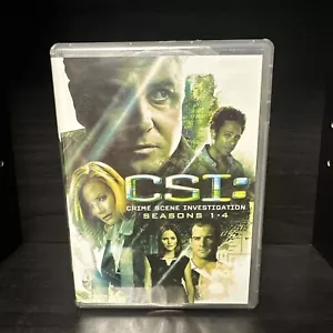 CSI: CRIME SCENE INVESTIGATION SEASONS 1 thru 4 24 DVD BOX SET Like New - Picture 1 of 4