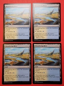 4x Meandering River Dominaria 2018 Mtg Magic Gathering Card Dual Land 274 - Picture 1 of 4