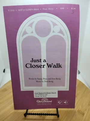 Just a Closer Walk - Religious Sheet Music - SAB - GlorySound Publishing - Image 1 of 2