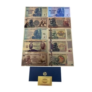 10 pcs Zimbabwe One YOTTALILLION DOLLARS MILLILION Mixed Banknotes Collection - Picture 1 of 11