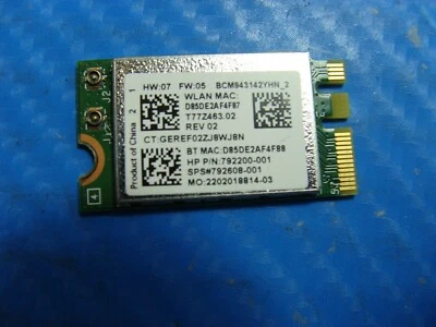 HP Envy 15.6" m6-p113dx Wireless WiFi Card BCM943142YHN 792608-005 792200-001 - Image 1 of 2