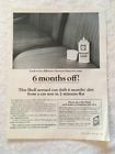 SHELL AEROSOL UPHOLSTERY CLEANER 1969 POSTER ADVERT READY FRAME A4 SIZE G