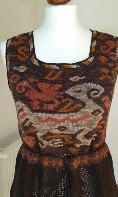 Peruvian Connection, SUMATRA Tunika aus Pima Baumwolle, Art to Wear, Gr. S - Bild 1 von 4