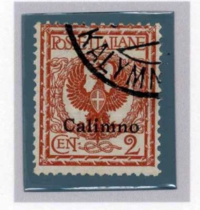 EGEO CALINO 1912 - Serie ordinaria 2 c. - Aquila, tipo floreale - Imagen 1 de 1