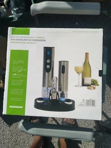 Abridor de vino eléctrico recargable inalámbrico y aspiradora - Imagen 1 de 4