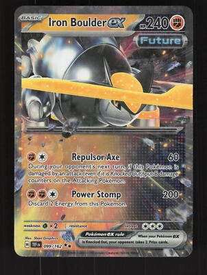Iron Boulder ex #099/162 SV05: Temporal Forces - NM - Image 1 of 2