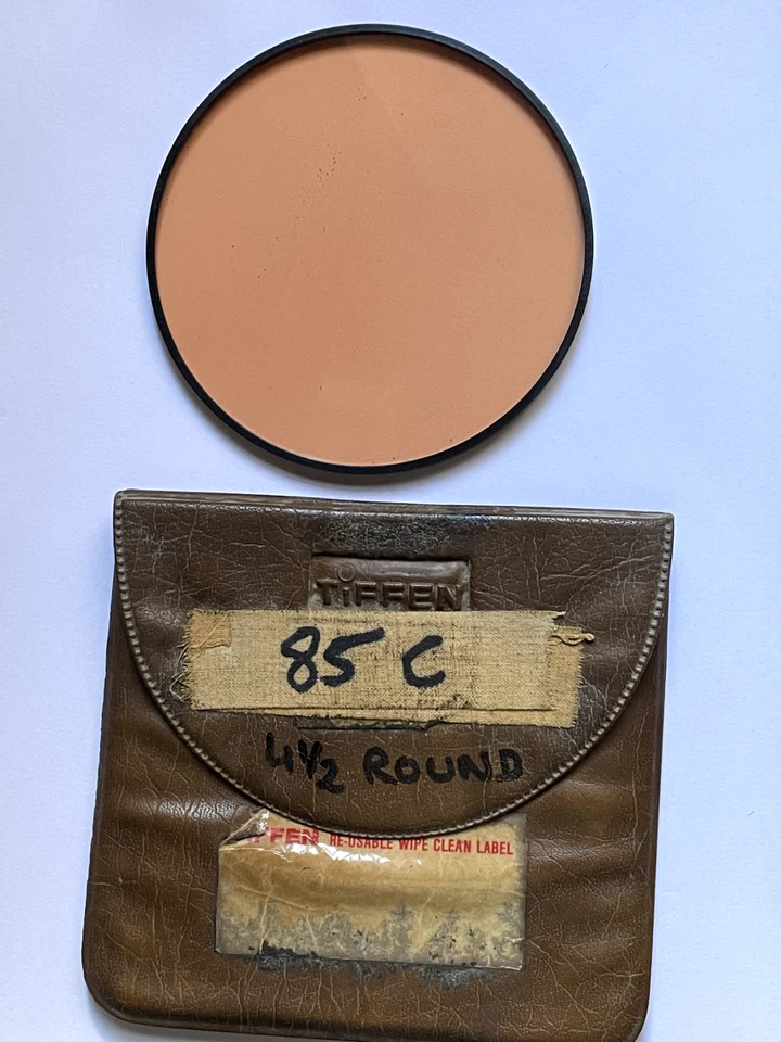 Tiffen 85C Round 4.5 "   4 1/2 " Glass Filter - Image 1 of 1