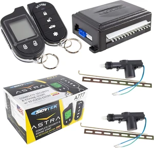 Car Alarm Security System, Keyless Entry 2-Way LCD 2 Door Locks  A777 - Picture 1 of 12