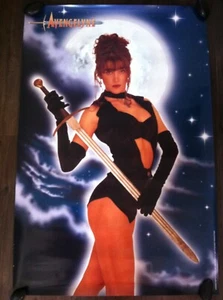 AVENGELYNE * CATHY CHRISTIAN POSTER 24 x 36 1995 NM ROB LIEFELD MAXIMUM PRESS - Picture 1 of 3