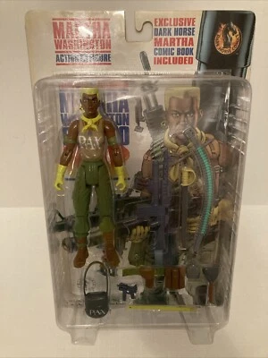 "Figura de acción Martha Washington Dark Horse 6"" edición coleccionista #0223 con cómic" Foto 1 de 4