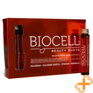 BIOCELL Beauty Shots 25mlx14pcs Collagen Hyaluronic Acid Vitamins Minerals - Picture 1 of 12