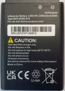 OEM Spec Battery For Sonim XP3 Plus XP3900 BAT-02300-01S 2300mAh *Same Day Ship* - Picture 1 of 1
