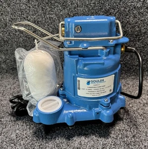 GOULDS GSP0311 Submersible Sump Pump 1/3 hp 115V AC 12" min Sump dia - Picture 1 of 6