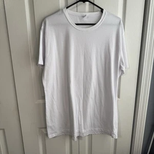 Camiseta blanca manga corta Chicyea gimnasio entrenamiento Let’s Go para hombre talla XL - Imagen 1 de 5