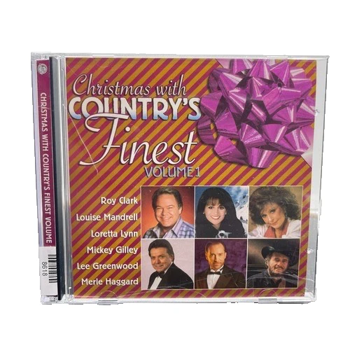 VARIOUS : CHRISTMAS WITH COUNTRY'S FINEST VOL 1 (CD) DISC+F&B CVR ART-NO CSE-VG Foto 1 de 1