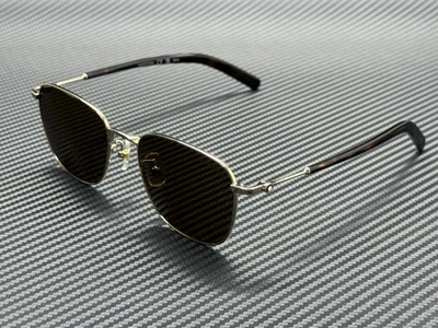 Gafas de sol extra grandes Mont Blanc MB0392SA 004 marrón dorado para hombre 55 mm Foto 1 de 4