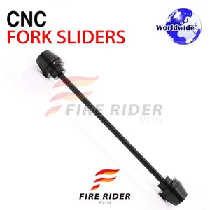 Eje de horquilla delantera deslizante negro para GSX S1000 24 23 22 21 20 19 18 17 - Imagen 1 de 7