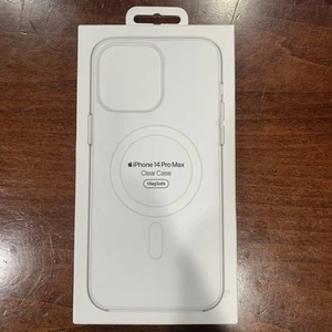 Genuine Apple iPhone 14 Pro Max Clear Case MagSafe - Picture 1 of 3