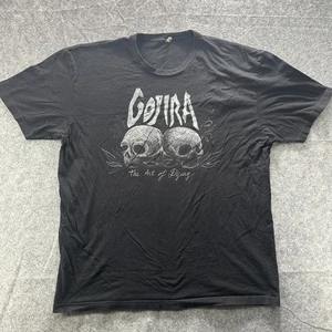 Gojira Camicia Uomo Large Nera L'Arte di Morire Tour Band Metal Skulls 2013 LEGGI - Foto 1 di 12