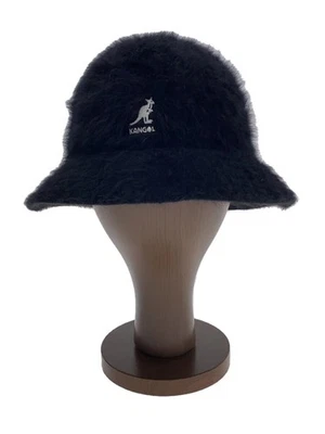 Sombrero de cubo Kangol Angora Blend M negro liso para hombre K3017St AV591 Foto 1 de 4