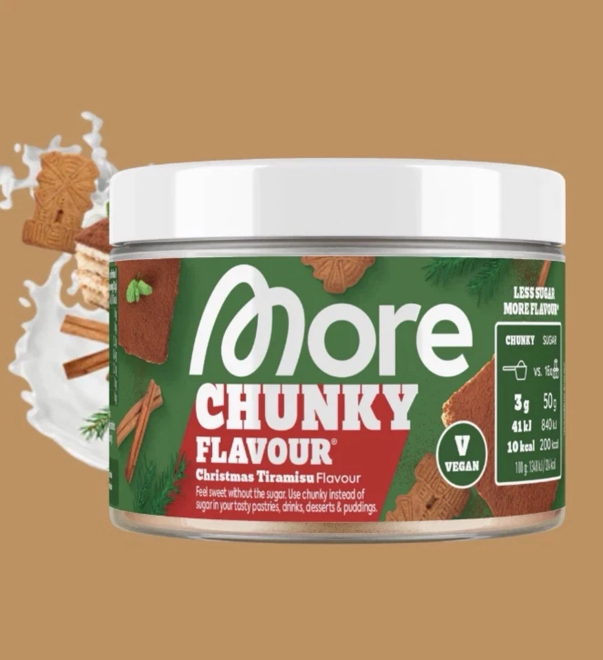 More Nutrition Chunky Flavour Christmas Tiramisu LIMITED 150g NEU / OVP - Bild 1 von 1