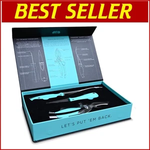 Coastal Kitchen Seafood Preparation Set: Crab Cracker, Shrimp Deveiner & Oyst... - Picture 1 of 10
