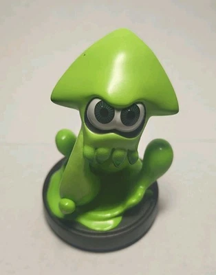 ЗЕЛЕНЫЙ ЧЕРНИЛЬНЫЙ КАЛЬМАР AMIIBO подлинный переключатель серии Splatoon для Nintendo Wii U - Изображение 1 из 2