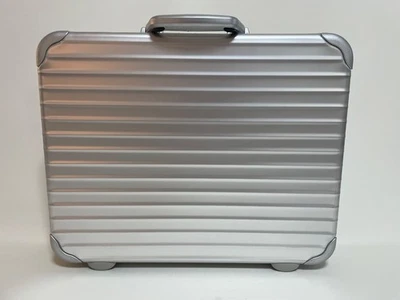 RIMOWA Valigia in alluminio con attacco argento Business Valigia Bagaglio - Immagine 1 di 4