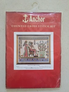 Anchor EGYPTIAN BIRD PANEL Counted Cross Stitch Kit PCE807 Vintage 1996 BNIP - Picture 1 of 4