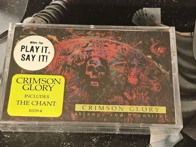 CRIMSON GLORY‎– Strange And Beautiful Cassette Atlantic 1991 SEALED PROMO  - Image 1 of 4