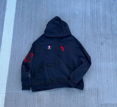 Ralph Lauren x Balenciaga 拉链连帽衫,二手 - 状况完好,超大尺寸  — 第 1/2 张图片