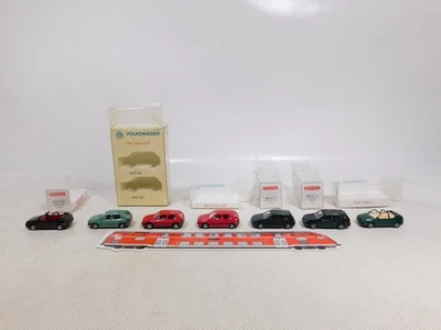 Wiking 1:87 H0 7 VW Golf 053 Cabrio 057 IV 058 Variant Ecc Mint+Box #EG793-0,5 - Immagine 1 di 4