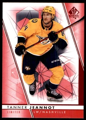 2022-23 SP Authentic Limited Red Tanner Jeannot Nashville Predators #84 - Image 1 of 2