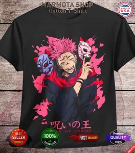 Sukuna Jujutsu Kaisen T-Shirt Ryomen Gojo Satoru Anime Japanese Tee Shirt JJK - Picture 1 of 38