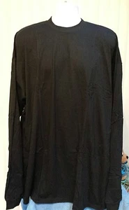 CAMISETA SUN WEAR MANGA LARGA PESO PESADO NEGRA 5XL HOMBRE NUEVA SIN ETIQUETAS - Imagen 1 de 8