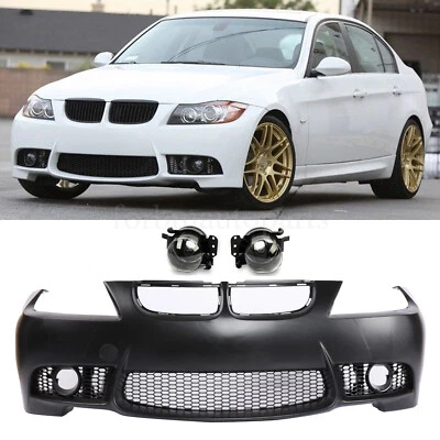 Front Bumper Cover Fit M3 Style For BMW 5 series E90 320I 325I 2005-2008 Foto 1 de 4