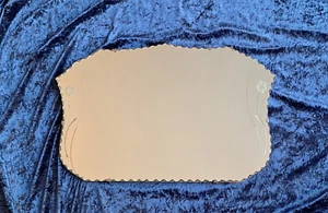 Art Deco Spiegel Wandspiegel Kommodenspiegel Ganzglas Schliff floral rahmenlos - Bild 1 von 6