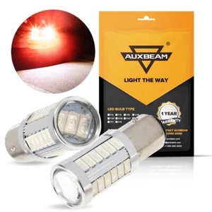  AUXBEAM 1157 Rojo LED Indicador de Señal de Giro Freno Trasero Luz de Estacionamiento Bombillas 2357  - Imagen 1 de 12