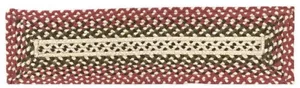 IHF Home Decor 8 Zoll x 28 Zoll natürliche rechteckige Treppenstufe geflochtener Teppich Jute Highland - Bild 1 von 7