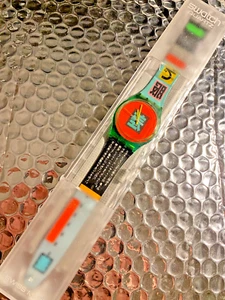 Swatch Gent Shibuya GG104 1989 Vintage NEW - Foto 1 di 9