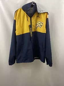 Vintage NHL Buffalo Sabres Size Large Men’s Hooded Full Zip Windbreaker Jacket - Picture 1 of 10